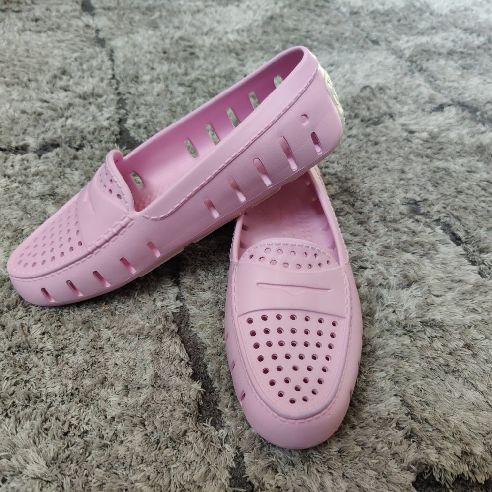 Chic Light pink Floafers Women's Shoes Size 8 Slip-On Flats Super Comfy And Cute